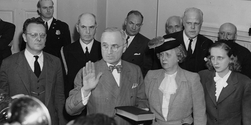 Harry S Truman Swearing In