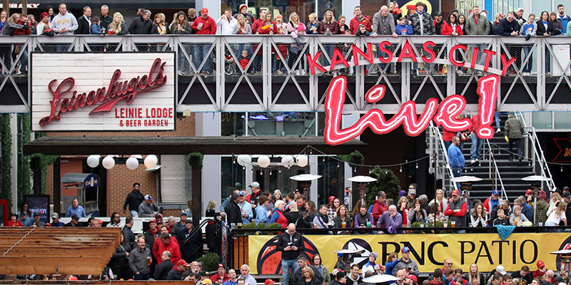 Fans at KC Live Block