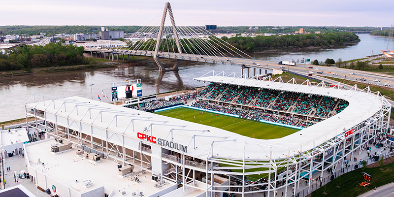 CPKC Stadium aerial photo