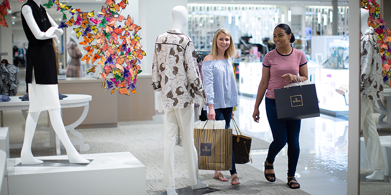 Shoppers at Halls Kansas City