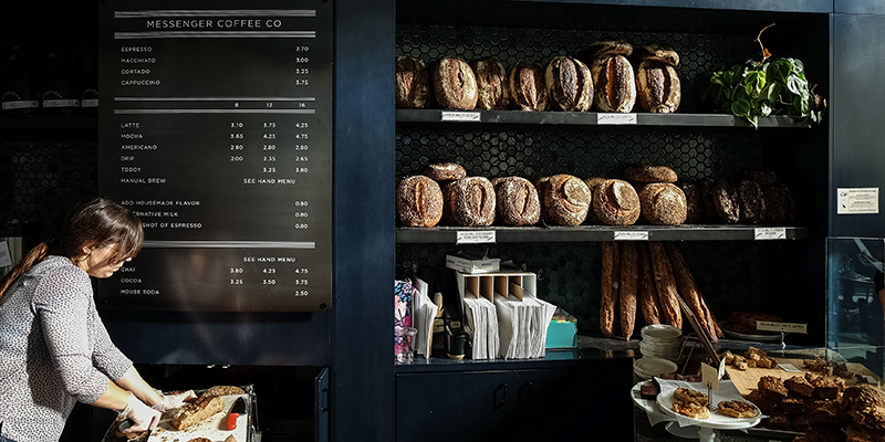 Bread at Messenger Coffee