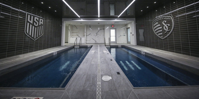 Swimming lanes inside the Compass Minerals National Development Center