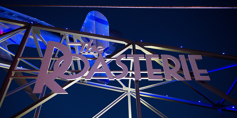 The Roasterie Sign on Southwest