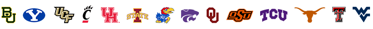 Big 12 school logos