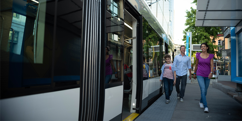 Family at KC Streetcar