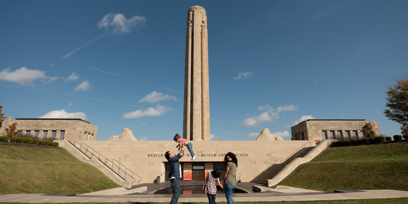 Family at National WWI Museum and Memorial
