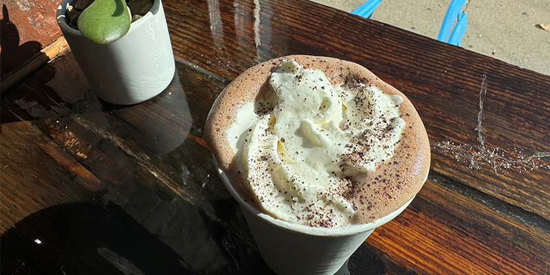 Cafe Corazon hot chocolate