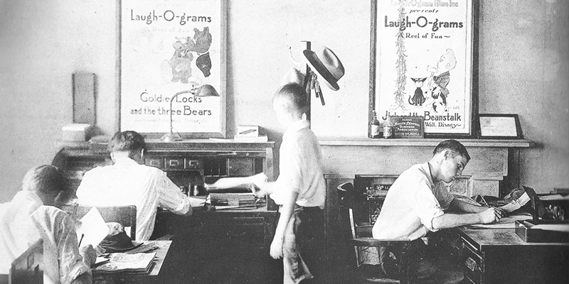 Walt Disney's first animation studio, Laugh-O-Gram Studios, in Kansas City