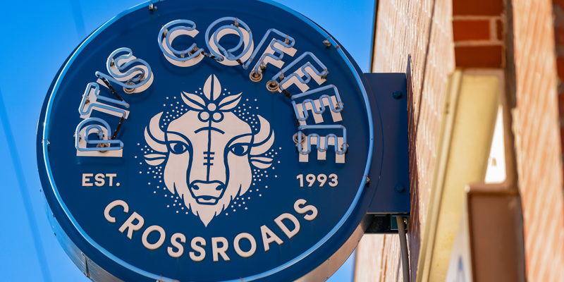 PT's Coffee in the Crossroads Arts District